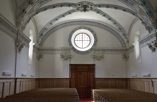 V hlavnm kostele v Zernez - men formt
