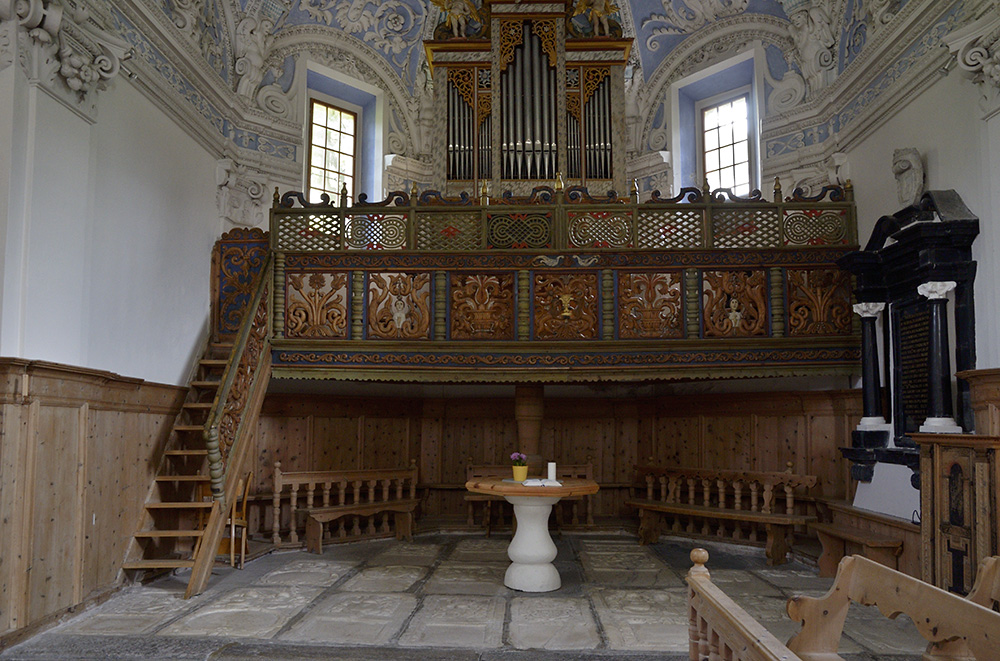 V hlavnm kostele v Zernez - vt formt