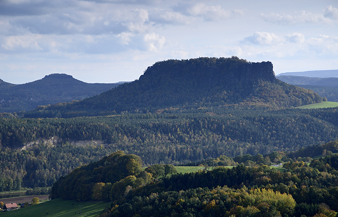 Lilienstein - men formt