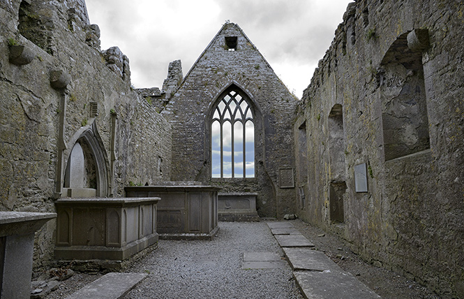 Ross Errilly Friary - men formt