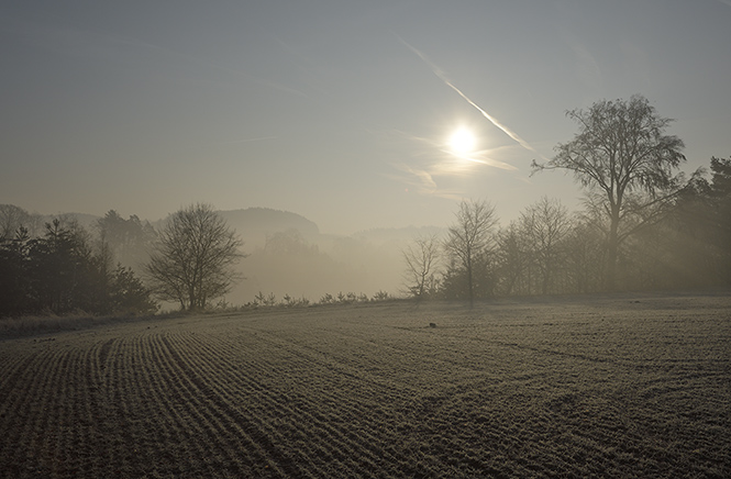 Morning over the valley - smaller format