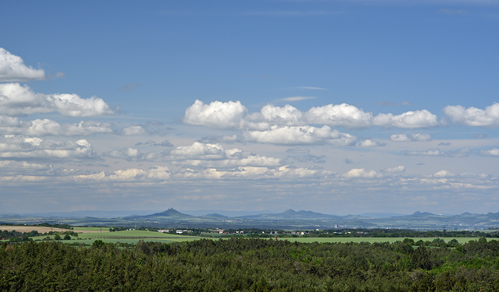 View to "Bohemian Midmountains" - larger format