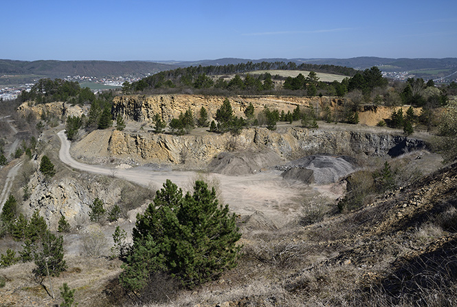 The quarry from above - smaller format