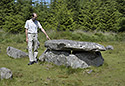 Dolmen u Postbridge - hlavn odkaz