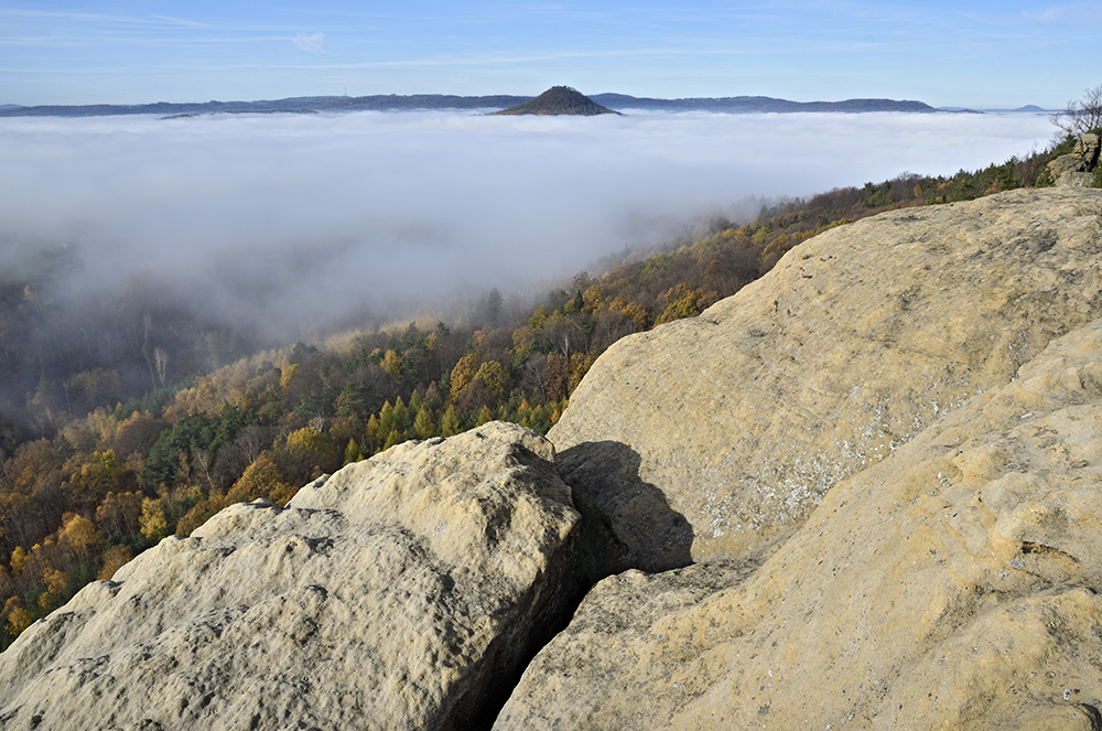 On rocks - larger format