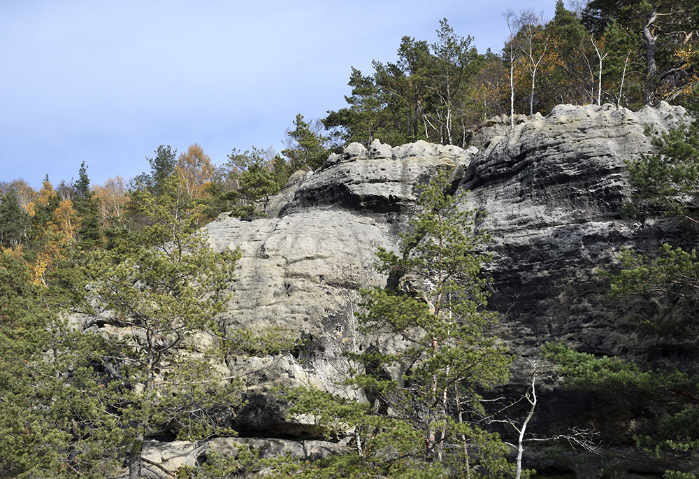 On rocks - larger format