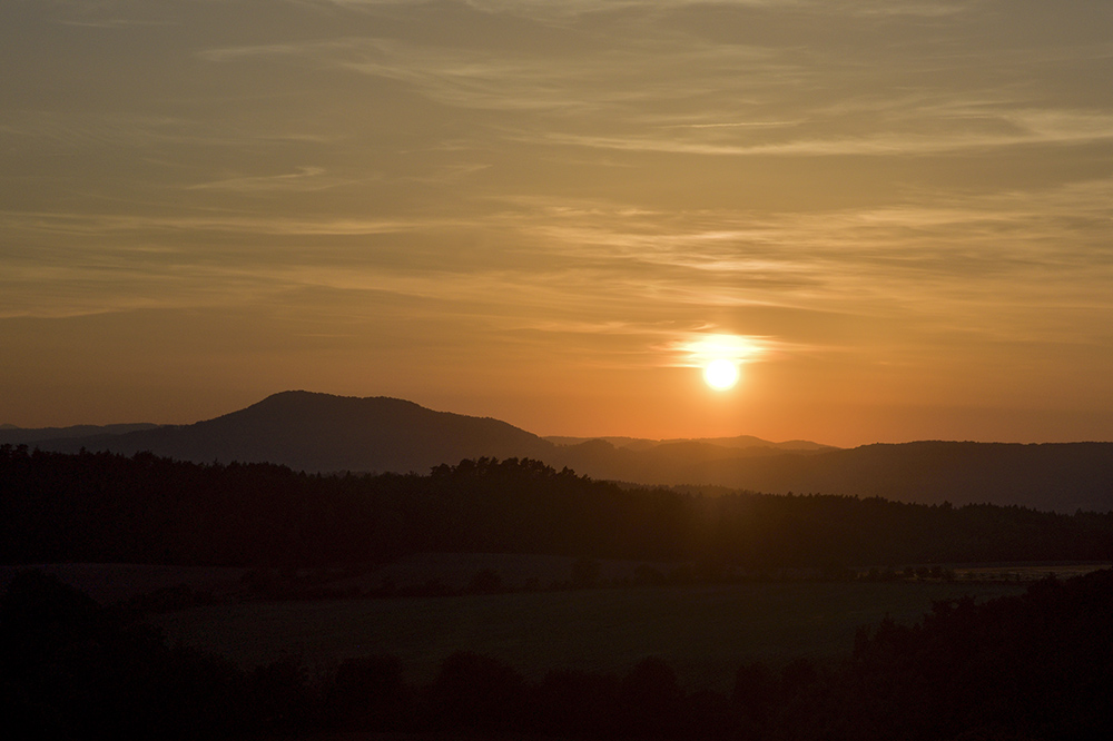 Evening on "Vlho" - larger format