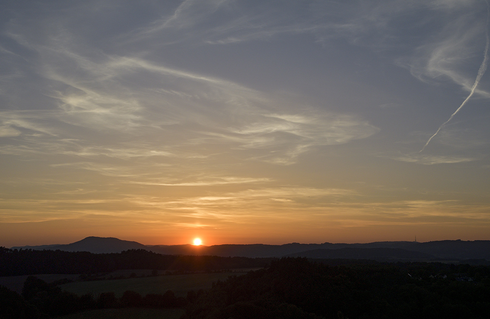 Evening on "Vlho" - larger format