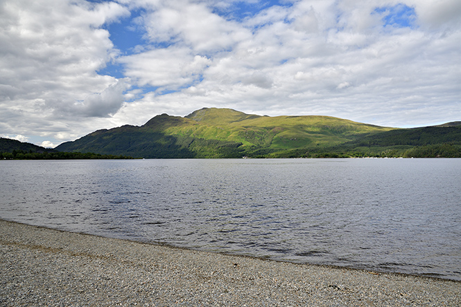 Na behu Loch Lomond - men formt