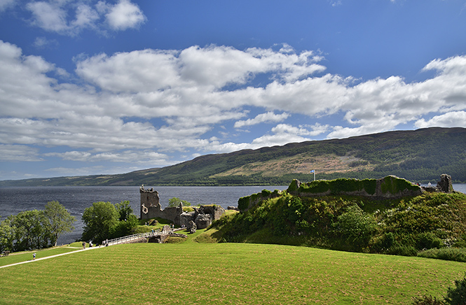 Urquhart Castle - men formt