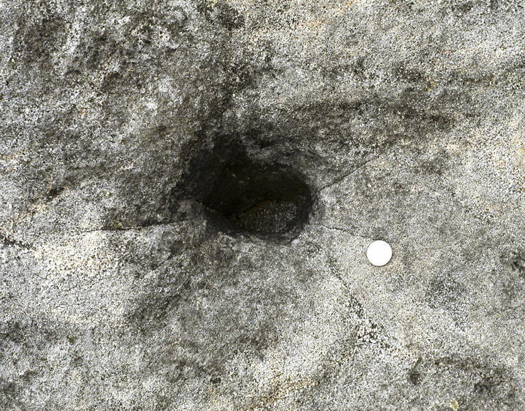 Fulgurite on the height of "Rococo" - larger format