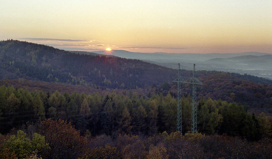 Sunset behind "Pleivec" - larger format