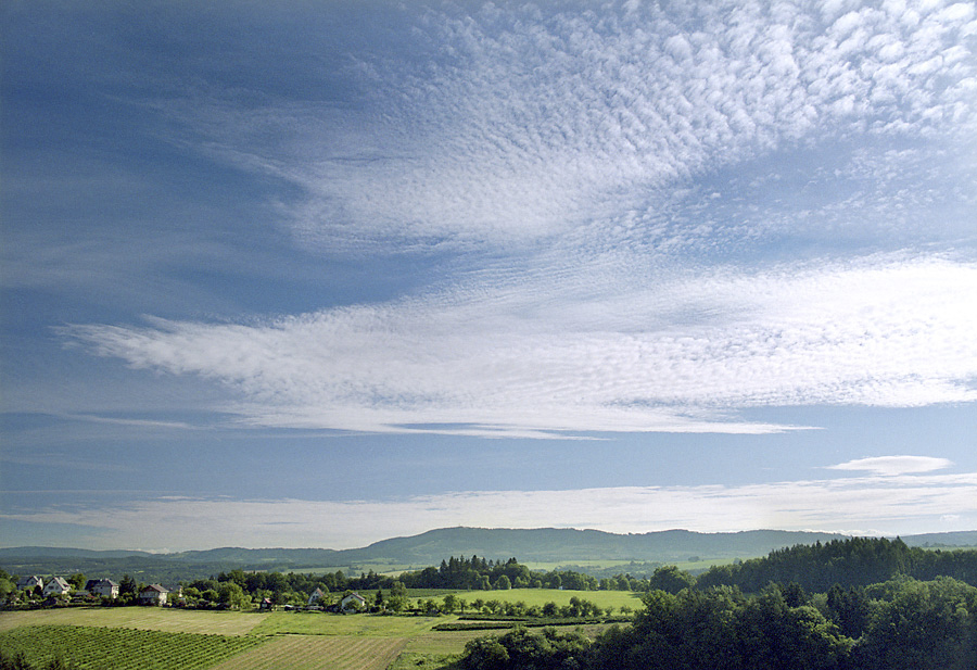 Sky above "Kozkov" hill - larger format