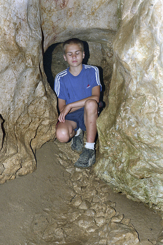 V jeskyni Vranovec - vt formt