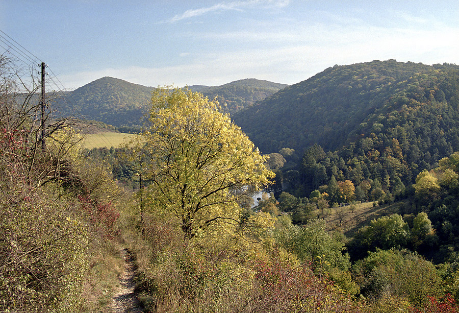 Pohled od Skryj - vt formt