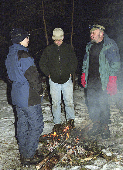 At the campfire - smaller format