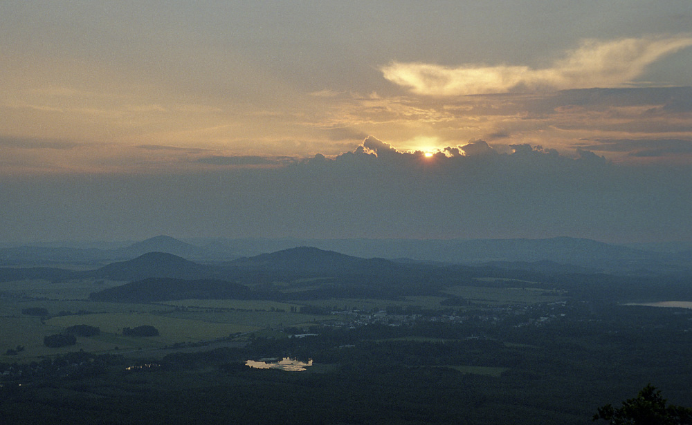 Sunset from "Bezdz" - larger format