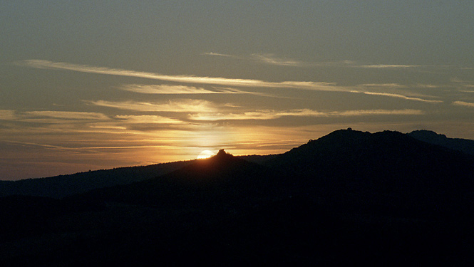Sunset from "Kolov" - smaller format