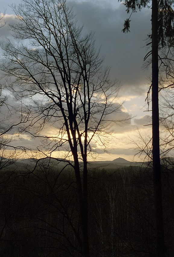 Sunset on the "Pec Hill" - larger format