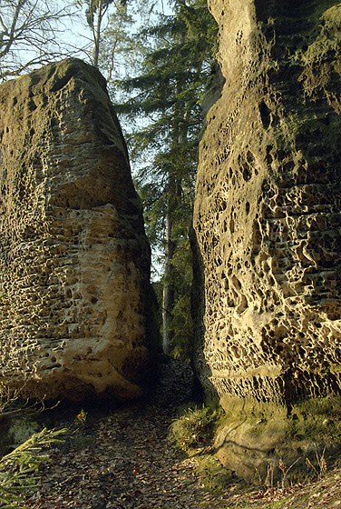 Cesta ve skalch - men formt